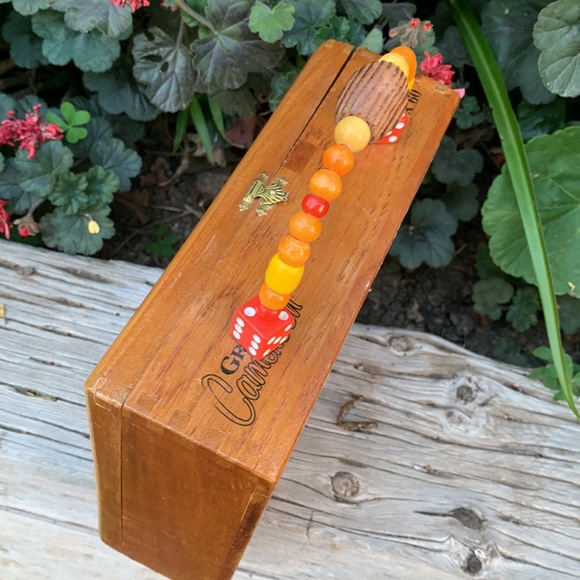 Vintage pinup girl rockabilly cigarbox purse - Picture 8 of 12